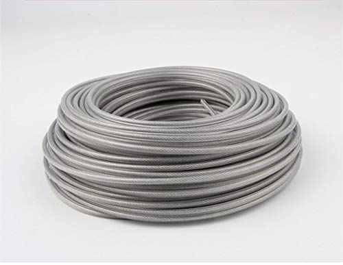 Junfeng Corde de rechange pour tondeuse à gazon 4 types de corde de coupe (fil d'acier, dentelé, rond, carré, tordu), haute résistance, résistant à l'usure et durable (acier)