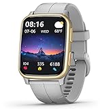 MorePro Smart Watch, Fitness Tracker with Blood Oxygen Heart Rate Monitor,1.69'' Touch Screen Blood Pressure Watches with 20 Sports Modes, IP68 Waterproof Pedometer for Men Women Android Compatible