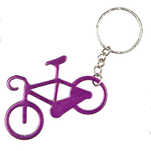 Ventura Assorted Color Bicycle Key Chain (Pack Of 12), Multicolor #TOP5