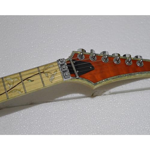 Guitare électrique personnalisée avec touche arbre de vie et accordeurs blocage haute précision - 6