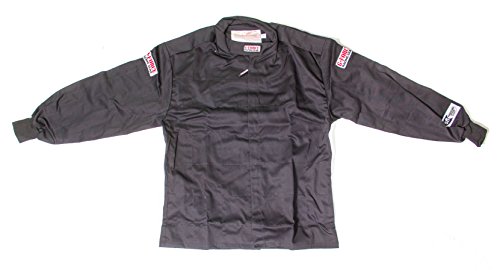 G-Force 4126XLGBK GF 125 Black X-Large Single Layer Racing Jacket