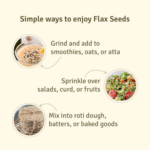Image of FarMart Pantry Flax Seed 200g(Pack of 2) | Raw, Unroasted | Rich in Omega-3 & Fibre | Supports Digestion & Heart Health |