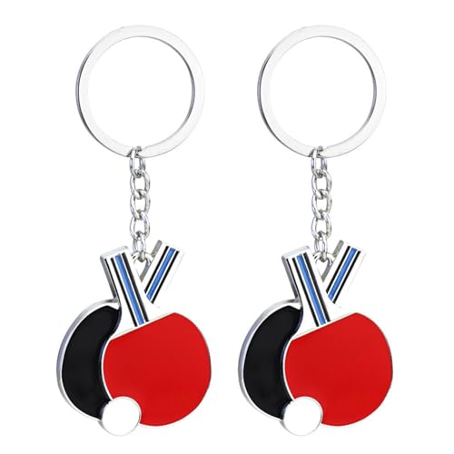 2 Llave De Tenis De Mesa, Cadena Clave De Tenis De Mesa, Accesorios De Tenis De Mesa, Regalos De Tenis De Mesa, Regalos para Entusiastas De Los Tenis De Mesa.