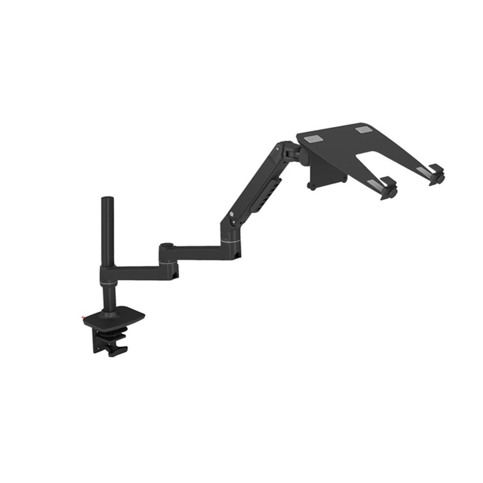 SaryEdge Full Motion Monitor Arm Stand with Mechanical Spring for Ergonomic Desktop Setup,Black,Black