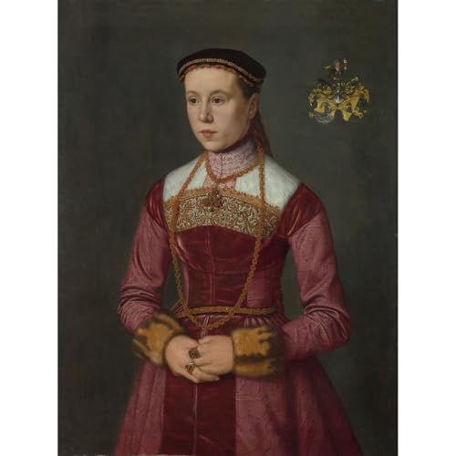 Portrait d'une jeune femme de Nicolas de Neufchatel pour sublimer votre salon ou chambre