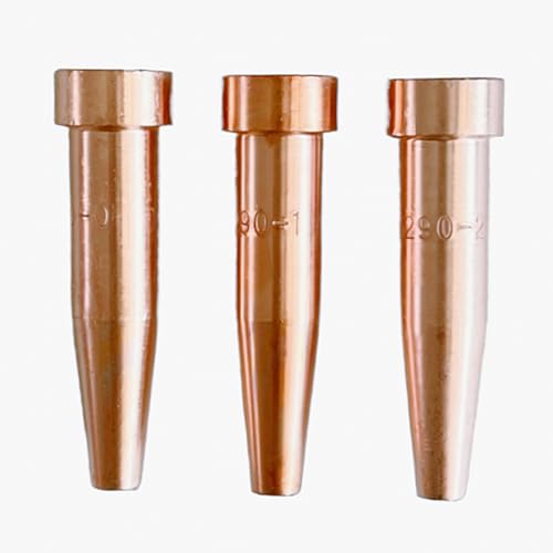 ALLZSMOOTHLY 6290-0,6290-1,6290-2 Acetylene Cutting Tips/Cutting Torch Tips,Harris Style,Pack of 3