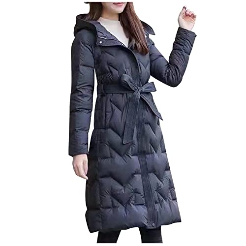 Veste mi-longue coréenne haut de gamme Tantrum avec ceinture M