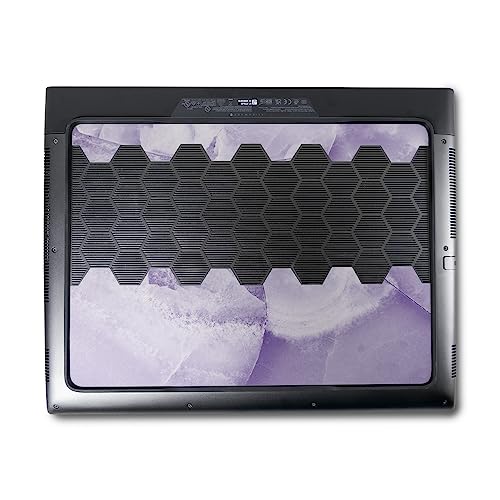 Image of MightySkins Skin Compatible with Alienware M18 R1 (2023) Full Wrap Kit - Round Amethyst | Protective, Durable, and Unique Vinyl Decal wrap Cover | Easy to Apply & Change Styles | Made in The USA