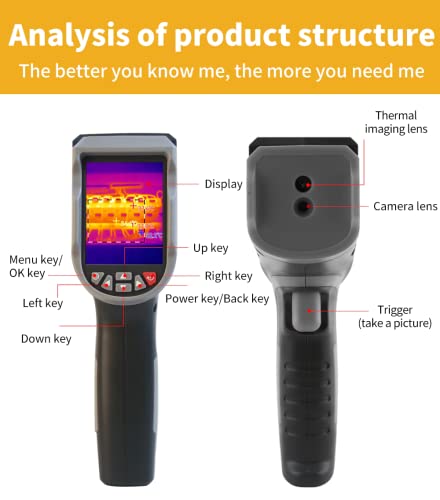 QDTimes Thermal Camera NF-521S IR Thermal Camera Imager 120 * 90 Resolution Without delay Automatic Tracking 8GB Thermographic Camera