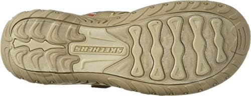 Skechers Women's Reggae-Mad Swag-Toe Thong Woven Sandal, Dark Natural, 10 | Image 2