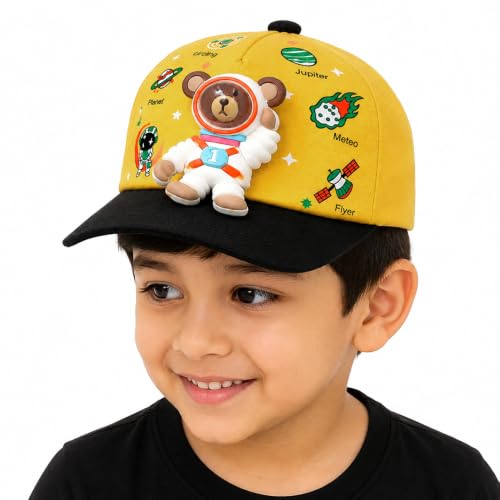 Image of VRITRAZ Kids Adjustable Baseball Cap, Lightweight Comfortable Casual Sports Hat | Ideal for School, Travel, Outdoor Play and Everyday Wear for Boys and Girls (4-12 Years)