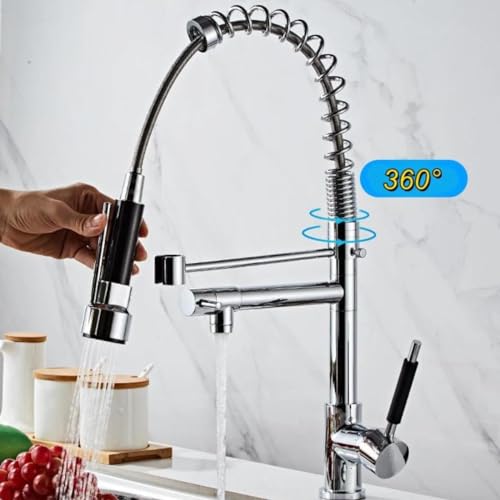 Torneira Gourmet Cozinha Cromada Monocomando 02 Saídas - Importada