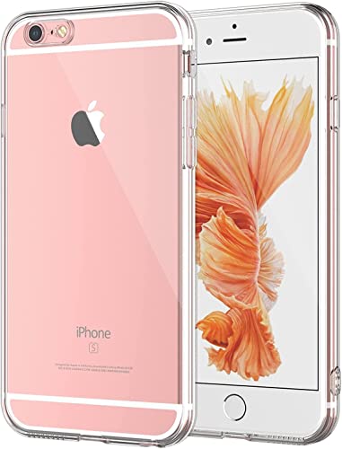 Image of WOW IMAGINE Crystal Clear Transparent Back Case Cover for Apple iPhone 6 / 6s | Full Device & Camera Protection Shockproof TPU | Flexible Silicone Back Cover Case - Transparent