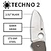 Spyderco Techno 2 Specialty Folding Utility Knife with 2.52