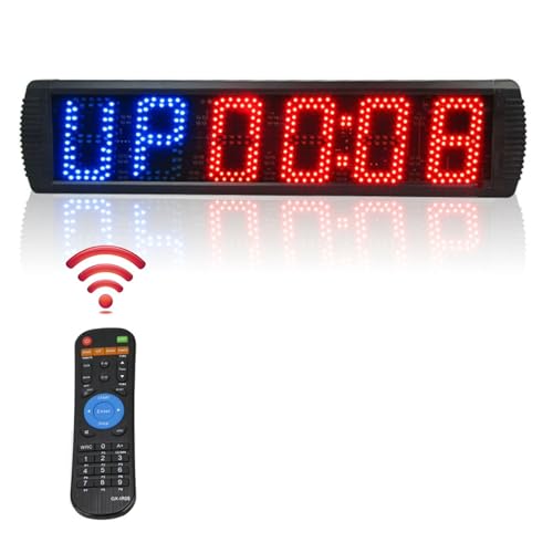 Cronómetro digital deportivo con control remoto miniatura 4