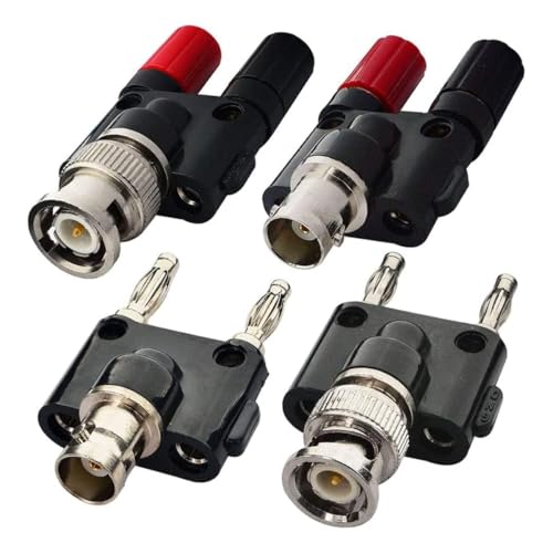 Image of Universal Oscilloscope Probe with Accessories Kit 200MHz Oscilloscope Clip Probes with BNC to Minigrabber Test Lead Kit (200Mhz 2PCS & 100Mhz 2PCS with 8PCS BNC Test Leads)