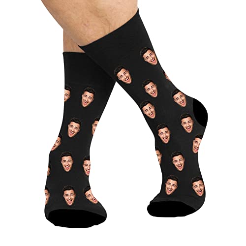 OXYEFEI Calcetines Personalizados,Calcetines Originales Con Fotos para Hombre y Mujer Unisex, para Pascua Regalos Originales Calcetines Adulto Divertidos Cover