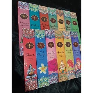 MIX de Incenso Krishna Love Aromas 12 Cx.14 Varetas + Porta Incenso