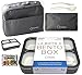 Bento Box and Lunch Bag Set | 3 Compartment Meal Boxes for Work or School | Teens Adults Boys Women | Grey Black Large in Bag