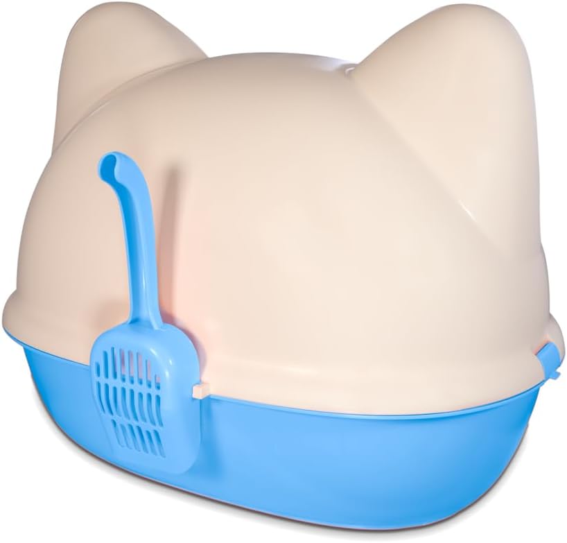 Large Cat Litter Box with Ears, Closed, Cat Bed, Rabbit, Dog Bed, Cat Litter Box with Shovel, Front Door, Cat LitterFree Custom Cat Plates