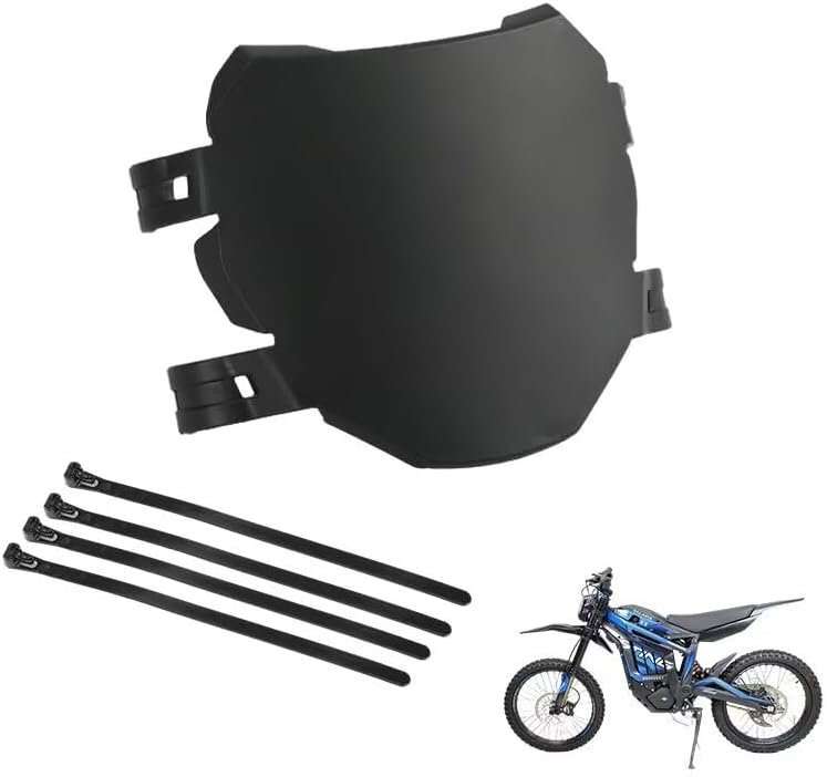 Dirt Bike Number Plate Front License Plate for Surron Sur Ron LBX Talaria Sting MX3/R MX4 Talaria XXX Super73 MX350 MX650 E-Ride Pro SR S SS 2.0 3.0 Ventus One X260 X160 Electric Dirt Bike Universal