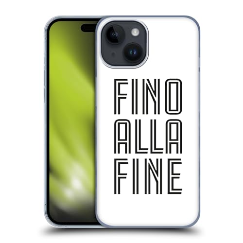 Coque Juventus iPhone 15 Apple rigide blanche Head Case