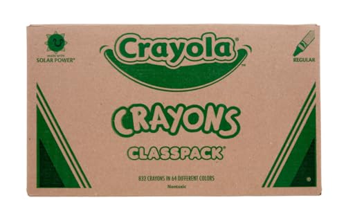 Image of Crayola Crayon Classpack (832 Count), Bulk School Supplies for Classrooms,13 Sets of 64 Crayons, Kids Arts & Crafts Supplies | Teacher Classroom Must Haves, Essential School Supplies for Preschool & Elementary, 13 Sets of 64 Crayons