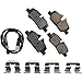Akebono Brakes EUR1800 Euro Ultra Premium Ceramic Brake Pads Mini 19-15 Cooper, GREY