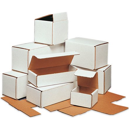 Box Partners7 x 5 x 4 White Corrugated Mailers