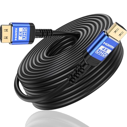 Adrenenjoyer 18Gbps HDMI Kabel 10meter mit Gripping Connectors, 4K High Speed Ethernet 2.0 Flexibles Kabel, Unterst&uuml;tzung 4K@60Hz HDR,HDCP2.2,ARC,3D,CEC, f&uuml;r HDTV/PS4/Xbox/Monitor/Projektor ect