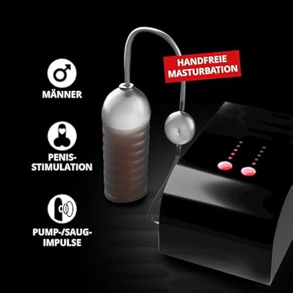 You2Toys Suck-O-Mat: máquina de soplado para masturbarse con las manos libres, función de bombeo y succión para una sensación realista, 25 variantes de chupada