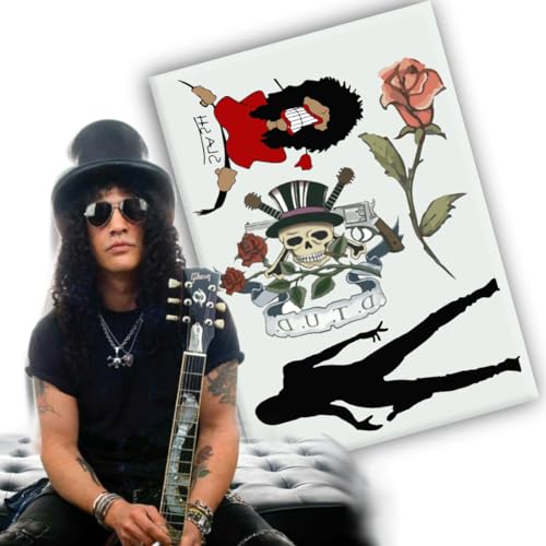 Yatatu - Set de Calcomanías de Slash - Tatuajes Temporales para D...