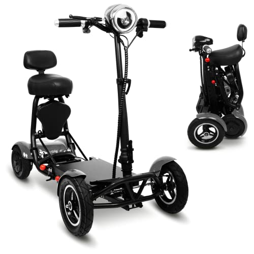 Ephesus S5 â€” New 2022 Model â€” Electric Mobility Scooter | Foldable, Lightweight, Battery Power | (Silver)