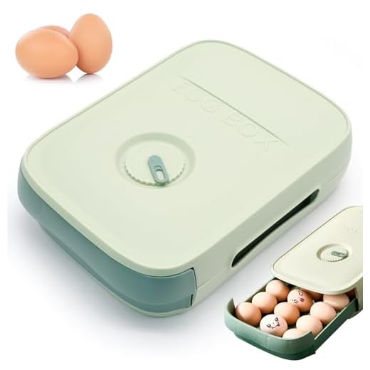 Bandeja para Huevos, Caja Automática para Huevos, Bandeja de Plástico Multiusos para Hueveras Cajones para Huevos para Frigoríficos, Congeladores, Vajillas, Armarios de Cocina, Capacidad para 21 Huevo