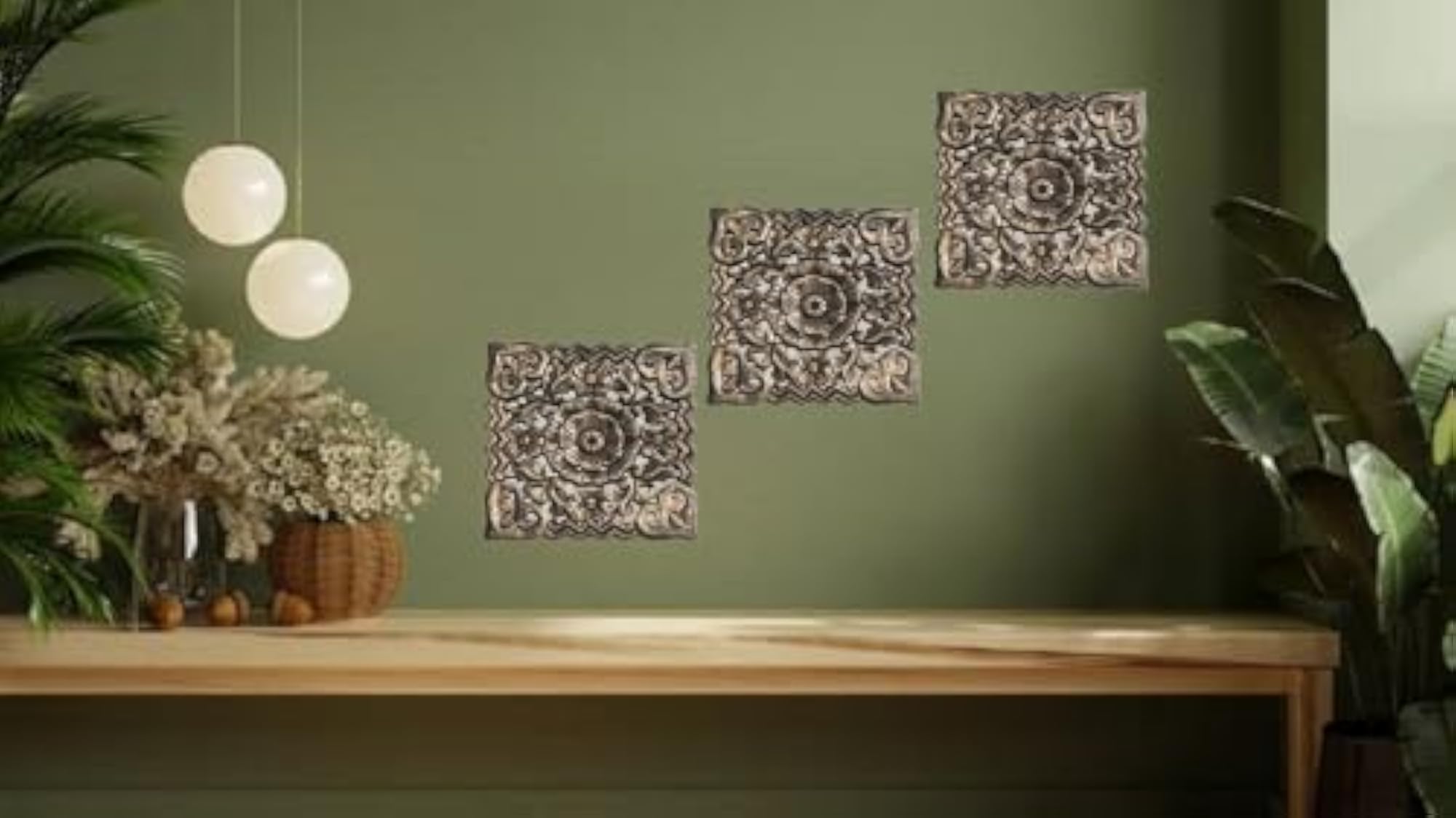 WILDWOOD MDF Wall Decoration Panel Set