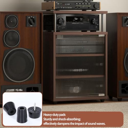 Mueble de audio Hi-Fi abierto para evitar el sobrecalentamiento de amplificadores y desorden 8
