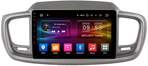 Android Auto-Stereo-Radio Doppel-DIN-Sat NAV für Kia KIA Sorento 3 2014-2017 GPS Navigation 9-Zoll-Touchscreen-Multimedia-Player Video-Receiver