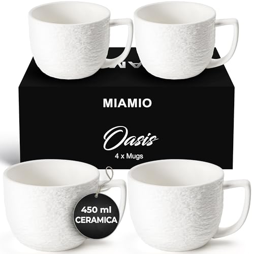 𝐂𝐎𝐌𝐏𝐋𝐄𝐌𝐄𝐍𝐓𝐎 𝐏𝐄𝐑𝐅𝐄𝐓𝐓𝐎 - Il servizio da tavola fa parte della collezione Oasis di MIAMIO. Nel nostro negozio su Amazon troverete anche ciotole e piatti grandi e piccoli coordinati. Il set di stoviglie è adatto per 4 persone.