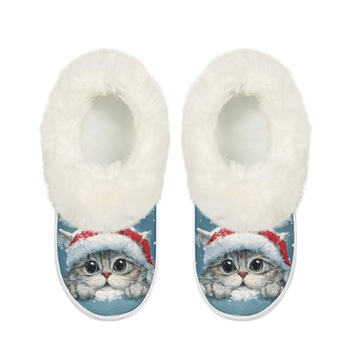Fuzzy Polar Fleece Shoes for Woman Comfy House Slippers 5.5-112
