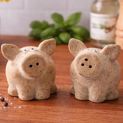 The Bridge Collection Cute Pig Salt And Pepper Shakers Set