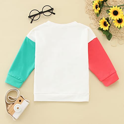 Toddler Kids Baby Boys Girls Hoodies Crewneck Pullover Sweatshirt Solid Color Tops Warm Fall Winter Clothes4