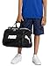 PUMA Kids' Evercat Transformation Duffel Bag, Black/Gold, One Size