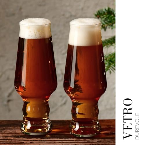 Krosno Bicchieri Birra Artigianale Vetro | Set di 6 | 400 ML | Collezione Splendor | Perfetto per casa, ristoranti e Feste | Adatto alla Lavastoviglie - immagine 5