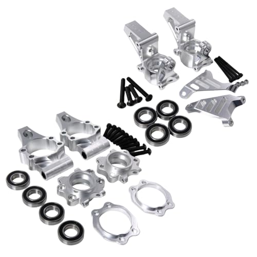 Rier C-hub Mount Sets For 1:5 Rc Car Hpi Km Rovan Baja 5b 5t 5sc Buggy Truck Part (silver Design 2)