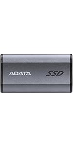 Amazon | 【エイデータ】 外付けSSD SE880 グレー 500GB USB 3.2 Gen2