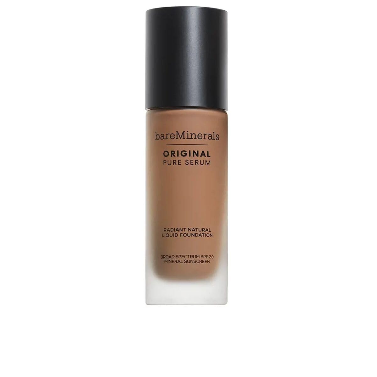 BAREMINERALS Original Pure Serum Radiant Natural Liquid Foundation SPF 20 Medium Deep Cool 4.5 (30 ml)