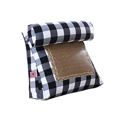 Preisvergleich Produktbild Herausnehmbares Und Waschbares Schlafsofa, Große Rückenlehne Zum Lesen, Verstellbares Multifunktionskissen, weicheren Stoffen (Color : A, Size : 60×20×50cm)