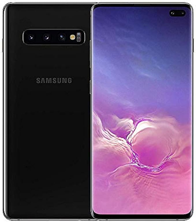 Samsung Galaxy S10+ Plus 512GB / 8GB RAM SM-G975F/DS Hybrid/Dual-SIM (GSM Only, No CDMA) Factory Unlocked 4G/LTE Smartphone - International Version No Warranty (Ceramic Black)