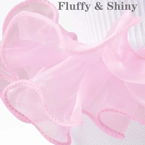 BILIKEYU Big Girls Lace Ruffled Comfy Ruffle Socks 3 Pairs Kids Boys Socks3