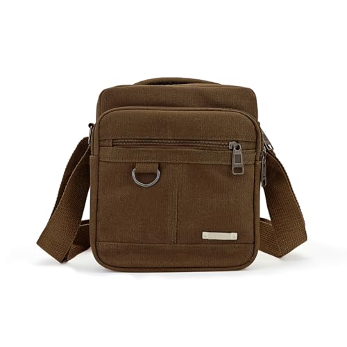WisePoint Men's Canvas Crossbody Bag